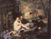 Edouard Manet Le dejeuner sur I-Herbe oil on canvas